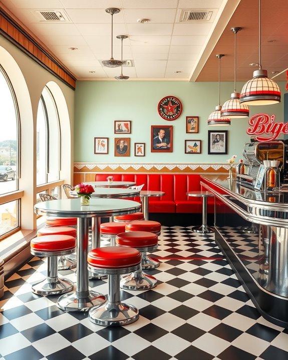 1950s nostalgic burger experience
