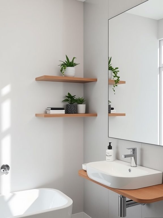 add a shelf above