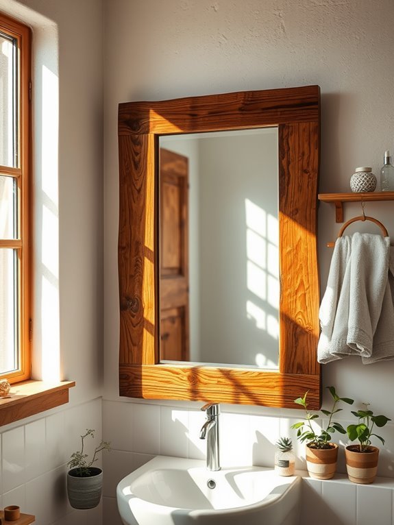 antique reflective wall decor