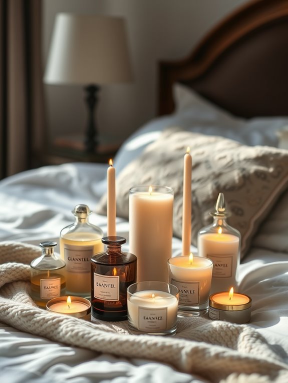 aromatherapy through candlelight ambiance