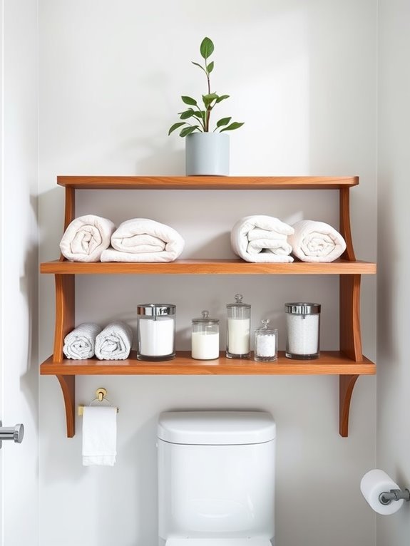 bathroom space saving solution