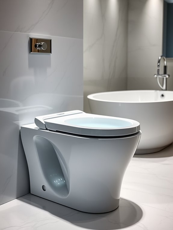 bidet cleaning water feature