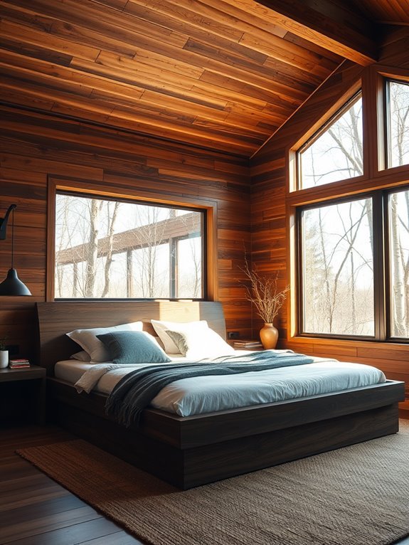 bold wooden interior design