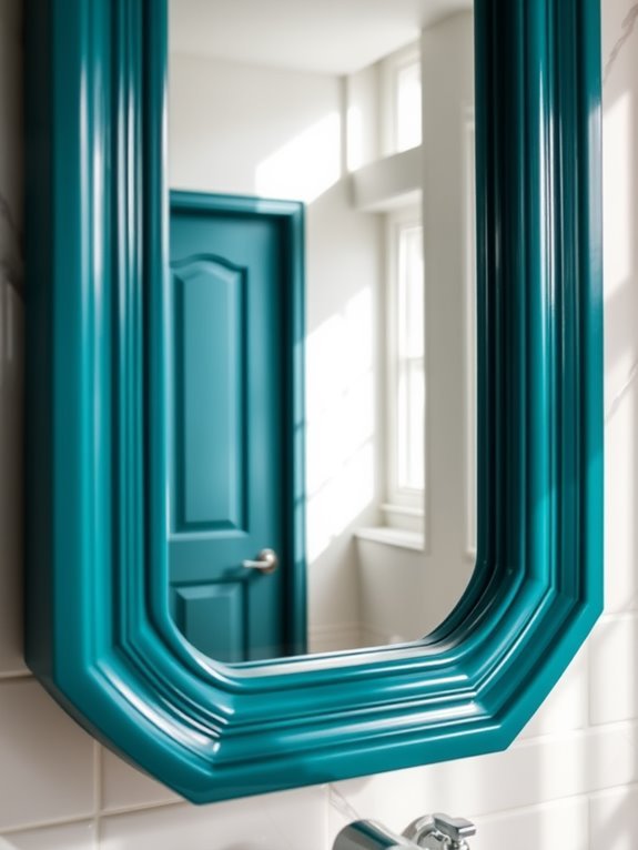 boldly color the frame