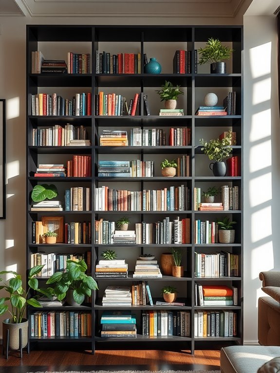 bookshelf as room divider