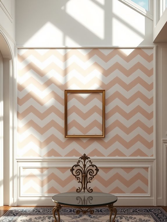 chevron design with angles