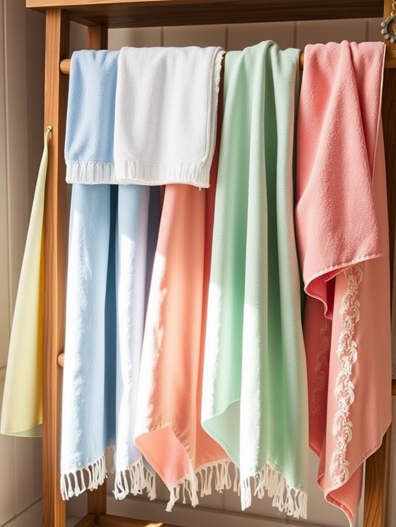 chic and elegant drying cloths