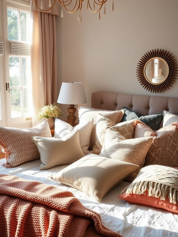 chic cushions for comfort