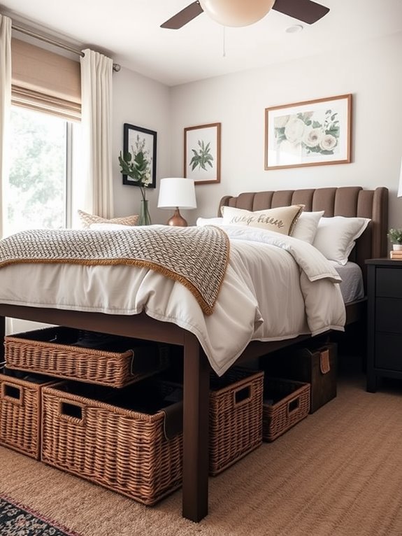 chic storage solutions baskets