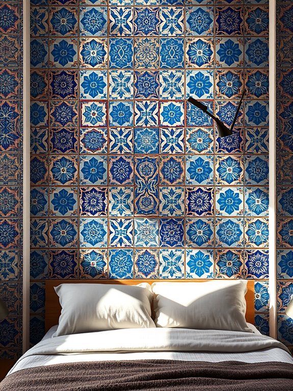 colorful mediterranean tile design