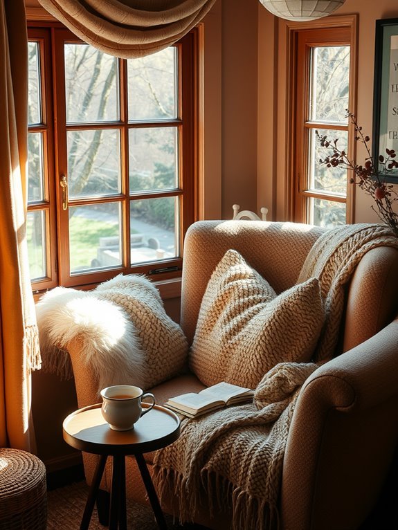 comfortable corners for reading