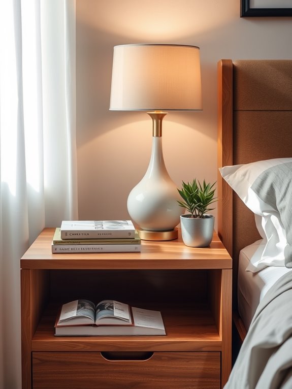 convenient functional nightstands design