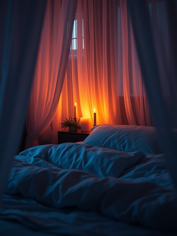 cozy ambiance with illumination