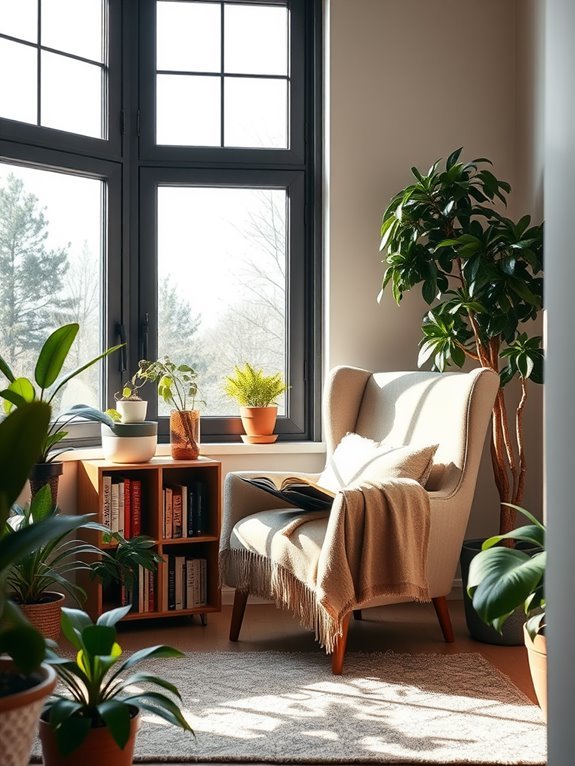 cozy corner for reading