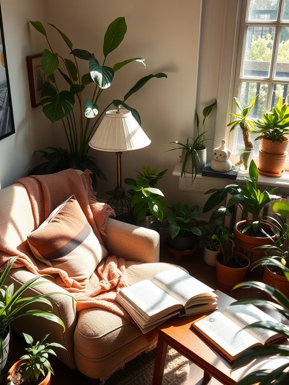cozy corner for reading