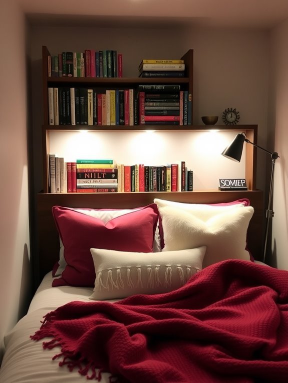 cozy reading nook design
