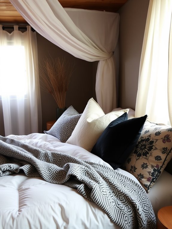 cozy textiles enhance comfort