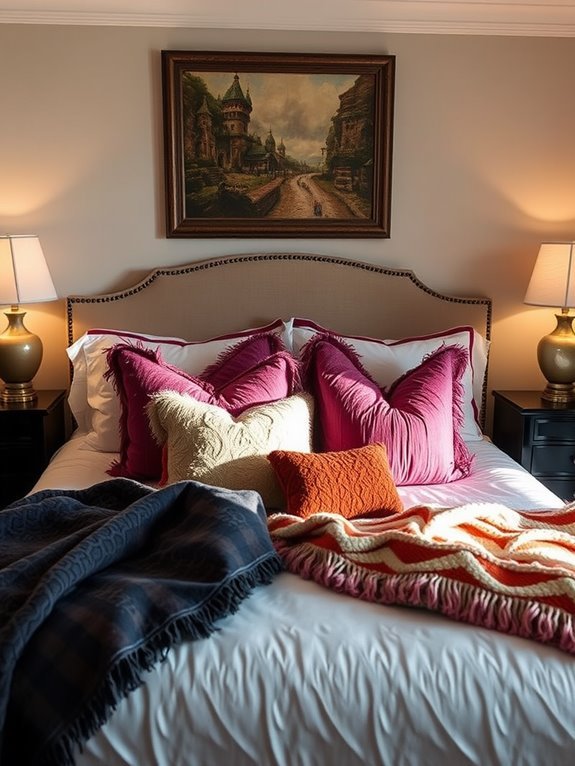 cozy up with textiles