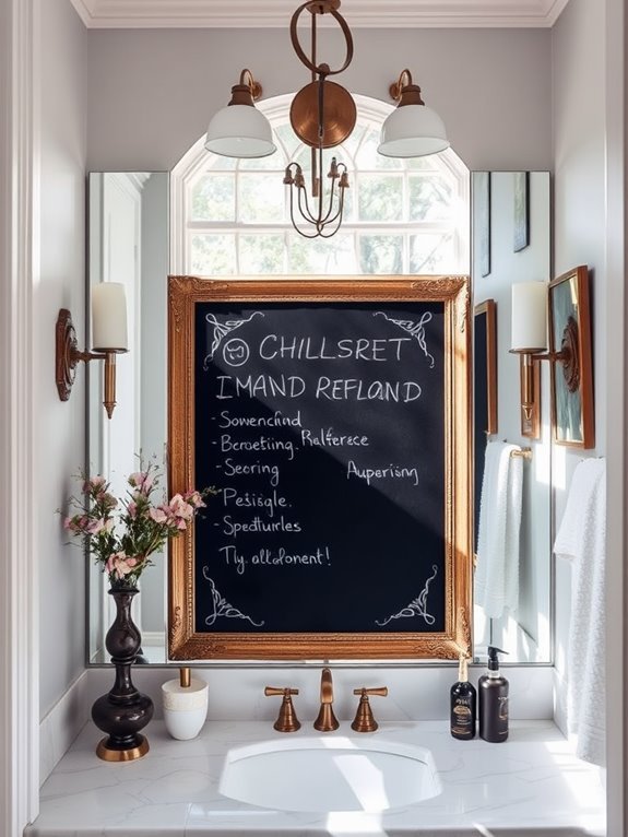 create a chalkboard space