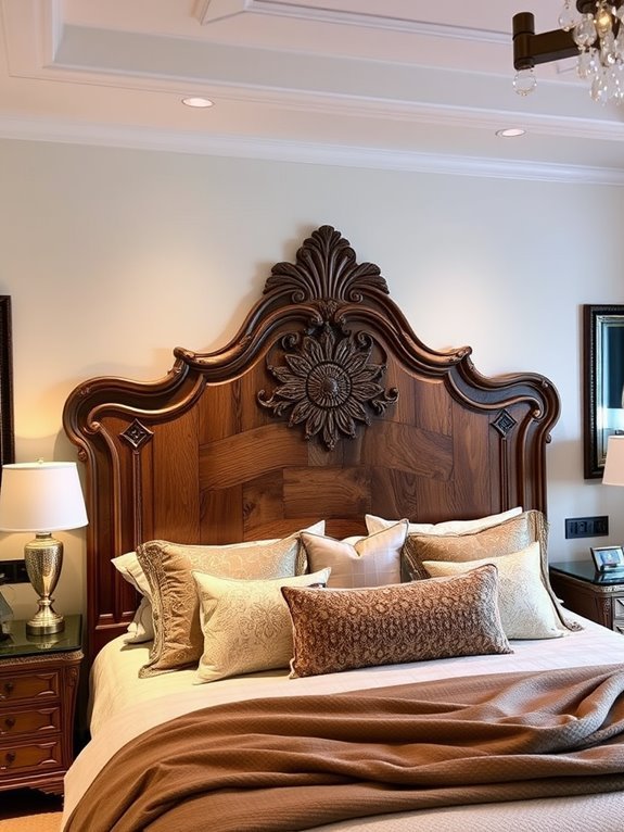 create personalized bed backdrop