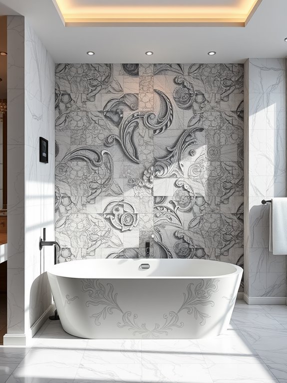 creative three dimensional tile patterns