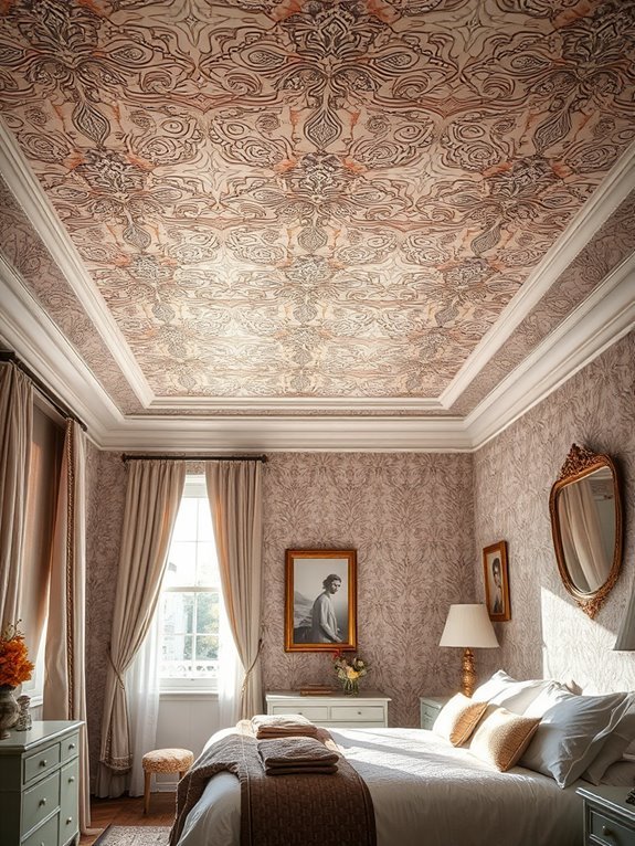 decorative ceiling wallpaper designs