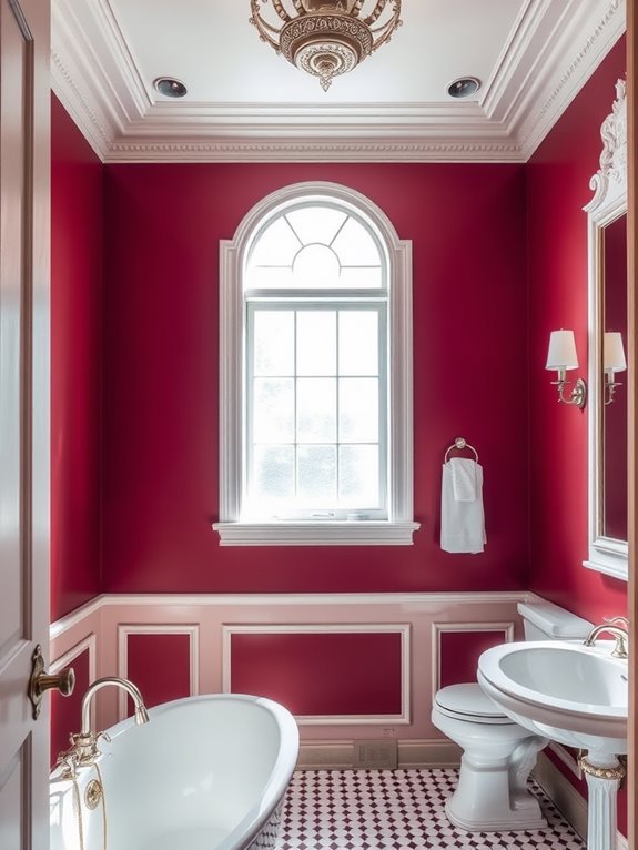deep red wine color