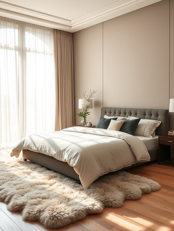 define spaces with rugs