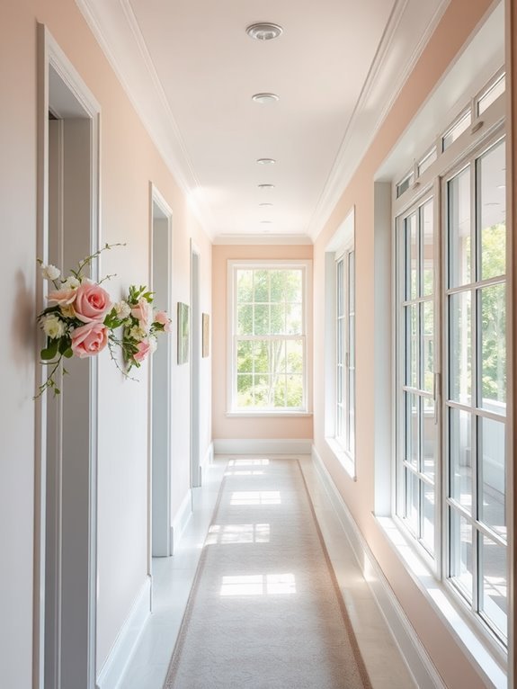delicate light color palette