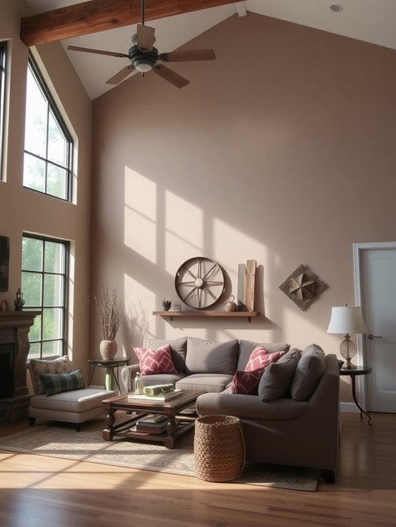 earthy and calming tones