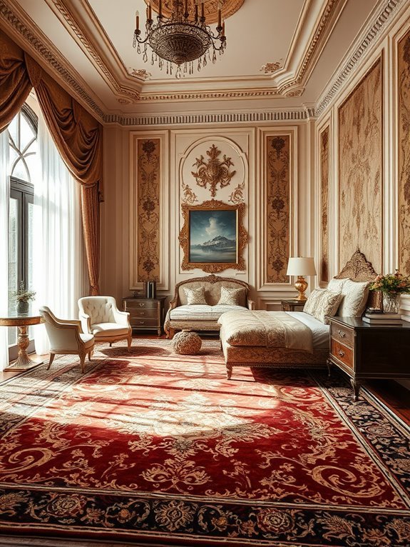 elegant and intricate floor coverings