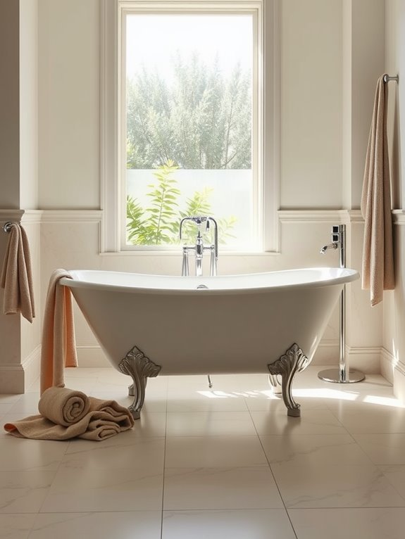 elegant bathtubs with legs