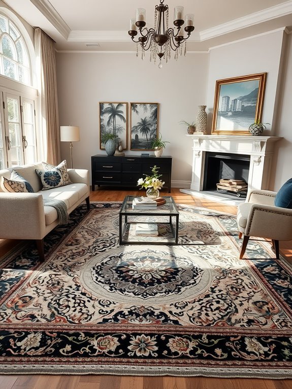 elegant decorative floor coverings