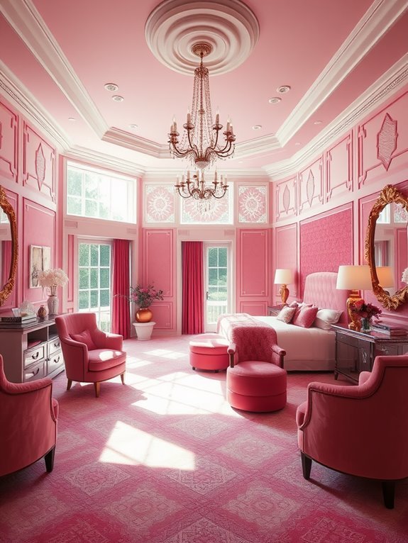 elegant pink artistry design