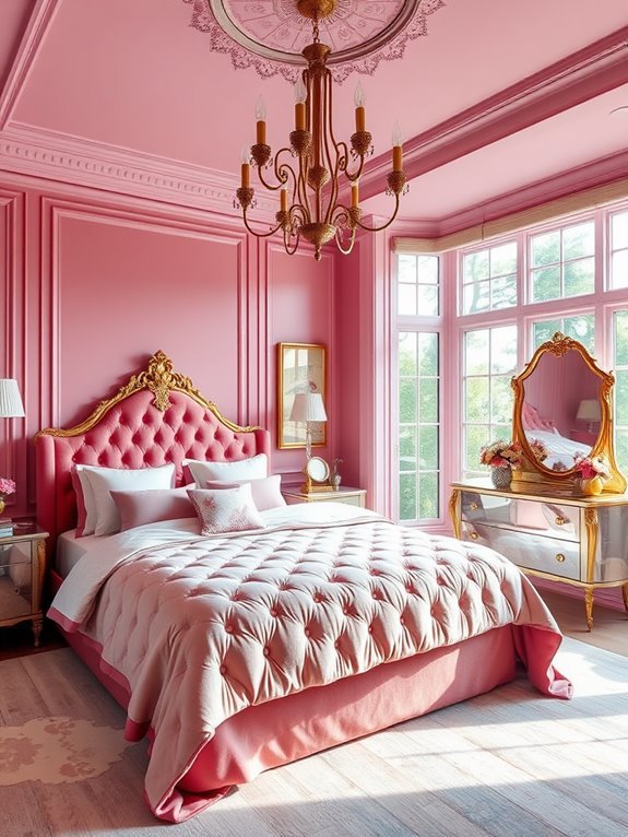 elegant pink suit ensemble