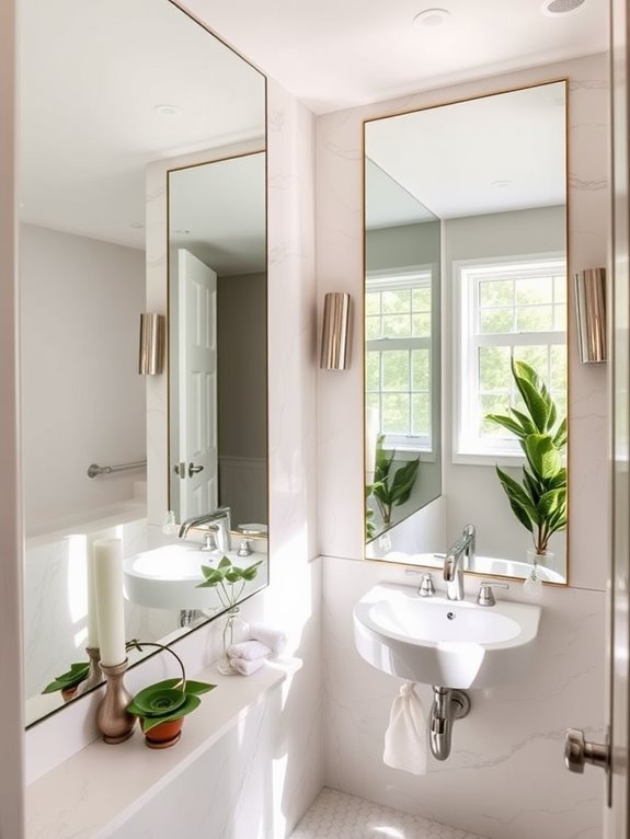 enhance brightness using mirrors