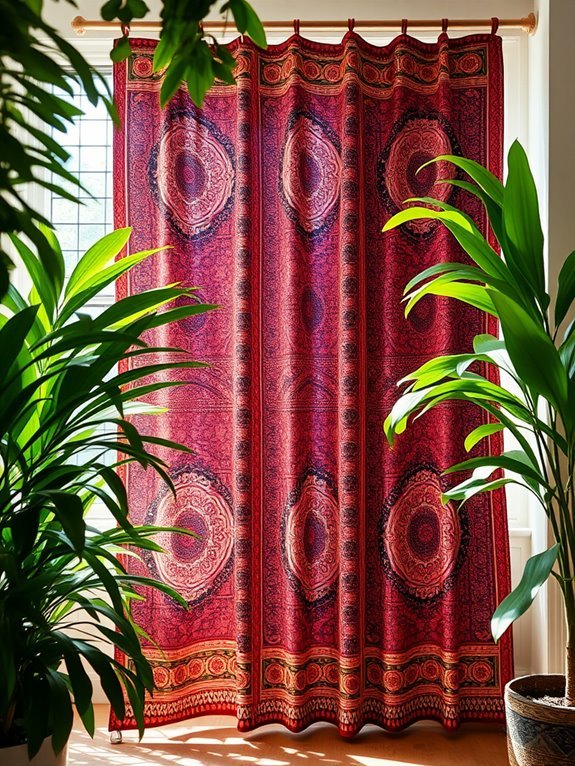 fabric wall hanging partition