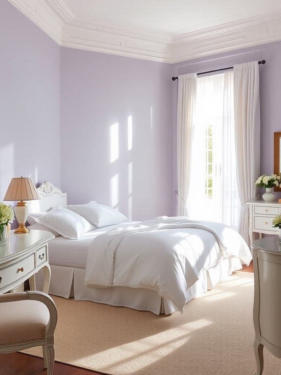 faded purple floral hue