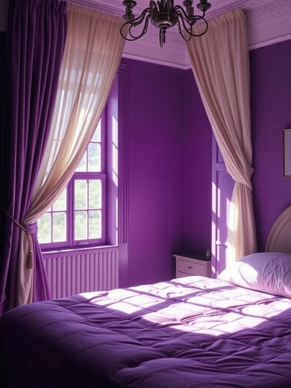 framing view with curtains