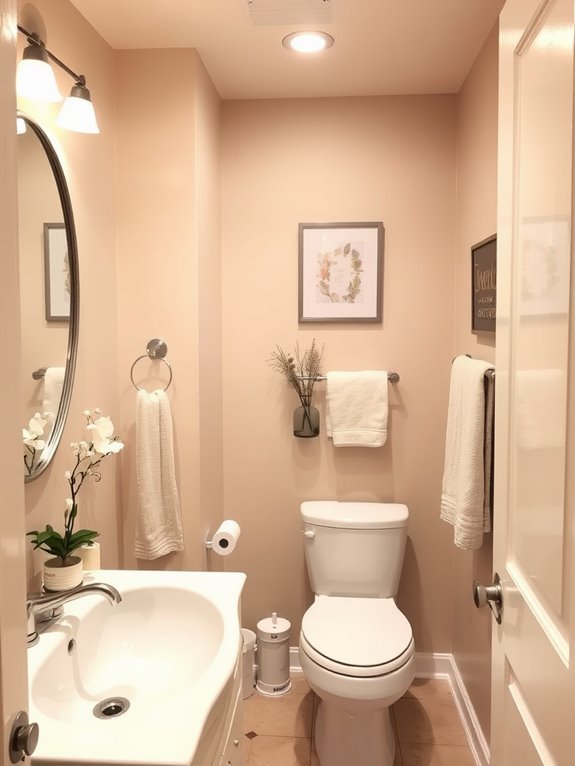 gentle and muted tones