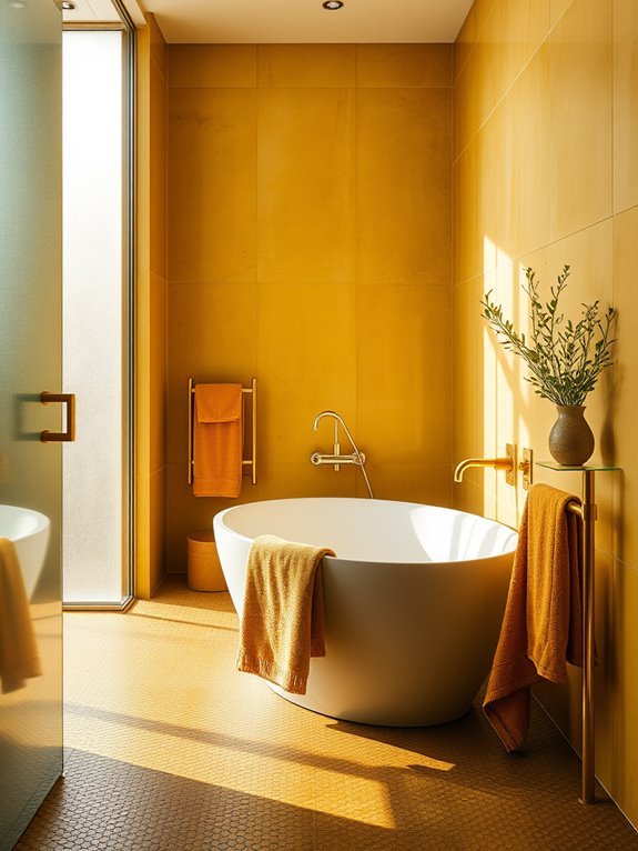 golden yellow meets olive