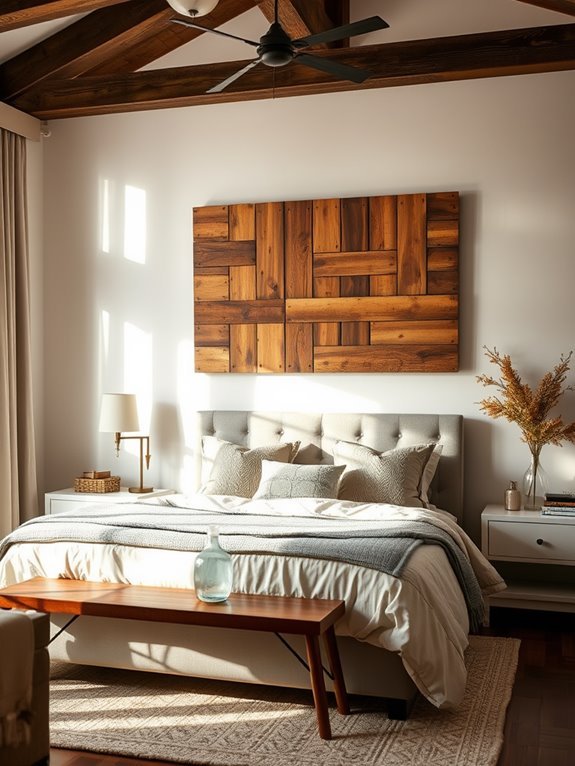 handcrafted wooden pallet decor