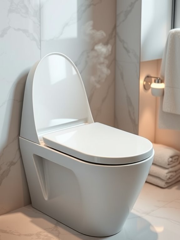 hands free toilet flushing