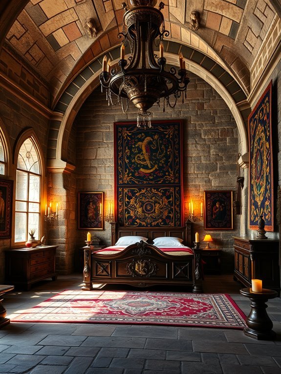 historic stone fortress room