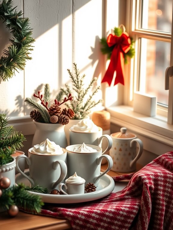 hot cocoa station setup