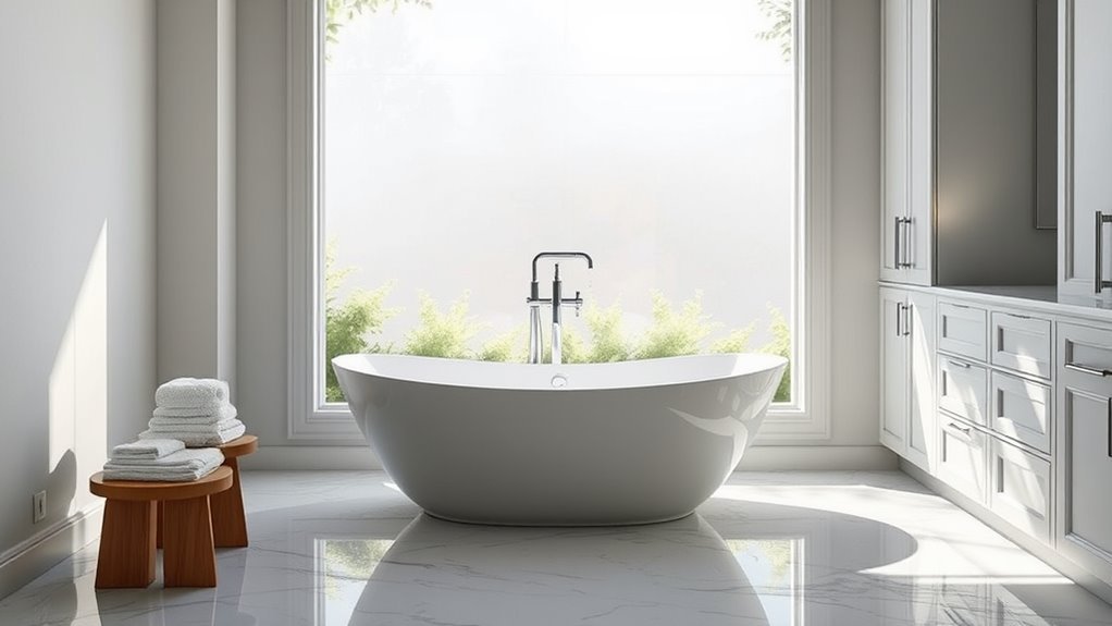 ideal bathtub placement tips