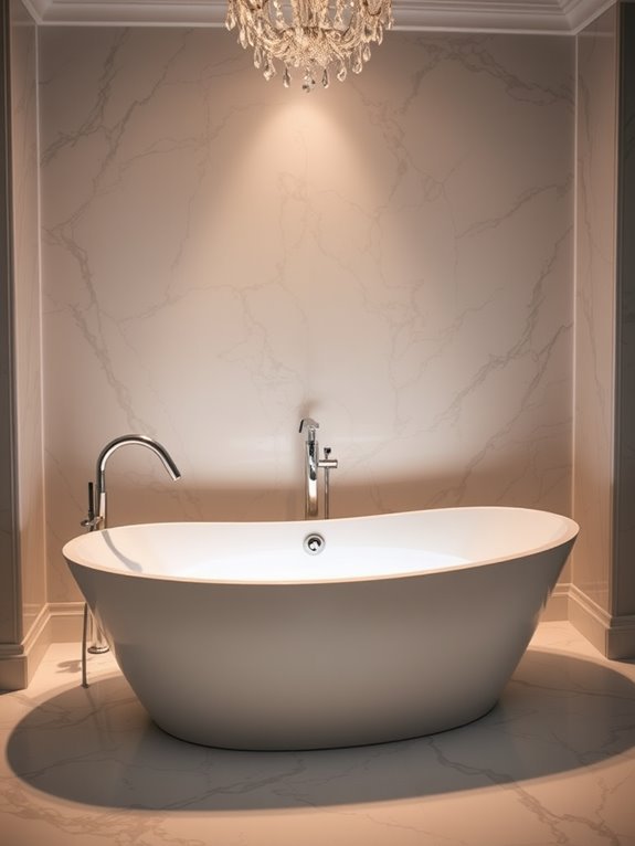 illuminated bathtubs for relaxation