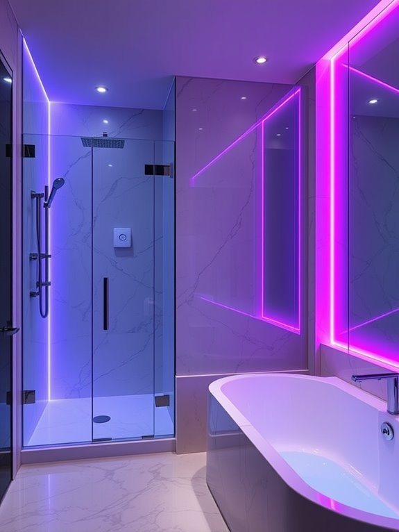 illuminated decorative lighting features