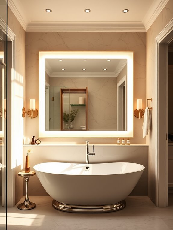 illuminated reflective surfaces