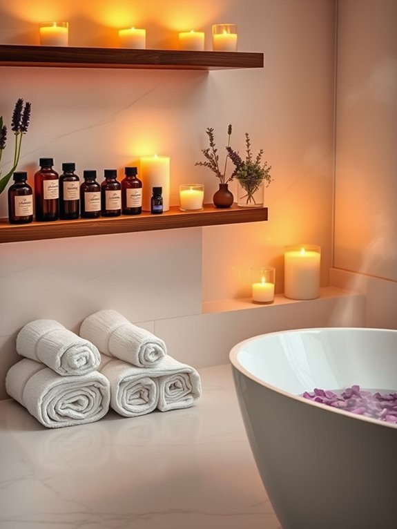 incorporate soothing scent therapy